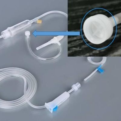 Membrana di fibra di vetro idrofoba per ventilazione medica dell' aria nei set di infusione endovenosa