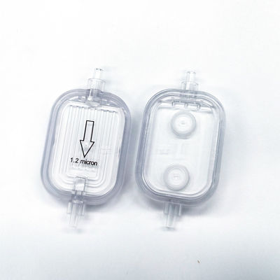 Filtro IV in linea con PES-pp idrofila 1,2 μm e PTFE idrofobo 0,45 μm