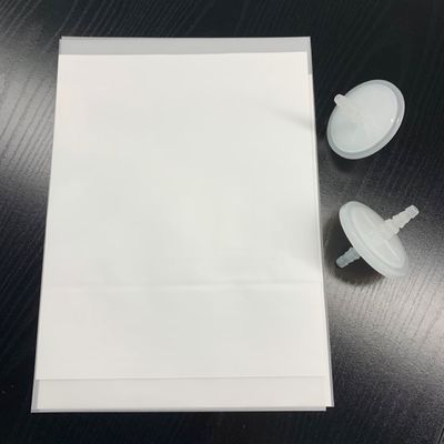 Filtro a membrana Ptfe a filtrazione sterile 0,22 Um Resistenza ad alta pressione